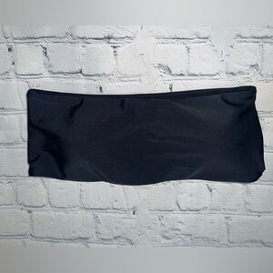 Black Strapless swim Top